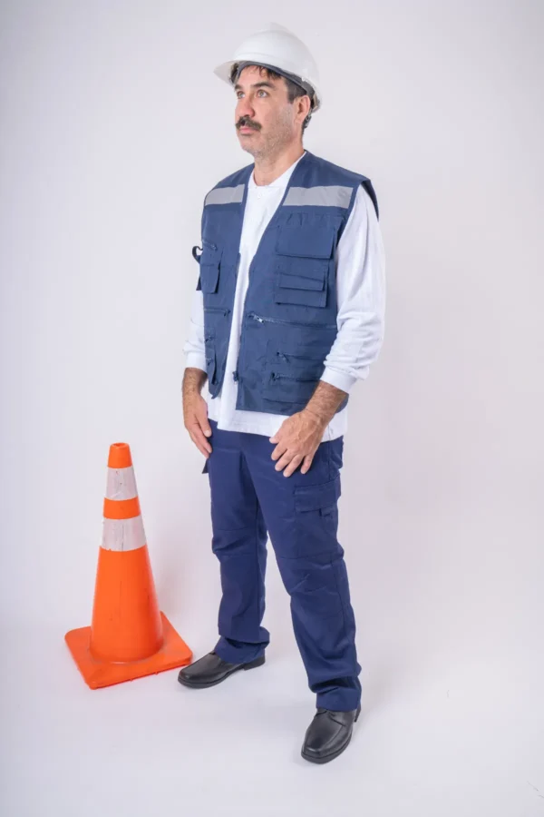 CHALECO GEOLOGO POPLIN comercial atalaya geologo perfil abierto