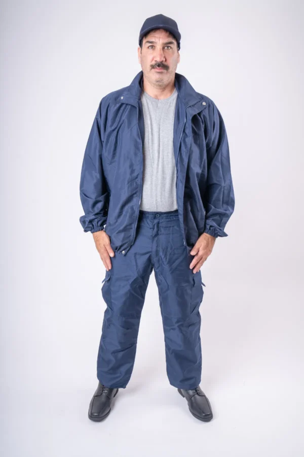 CORTAVIENTO - comercial atalaya muetras polera gris cuello polo