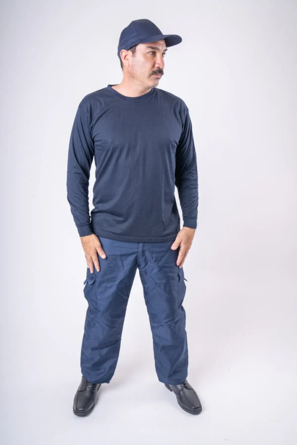 POLERA CUELLO POLO MANGA LARGA frente