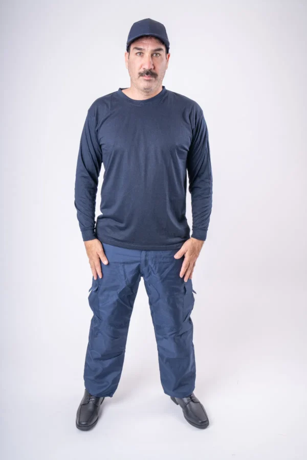 POLERA CUELLO POLO MANGA LARGA frete 2
