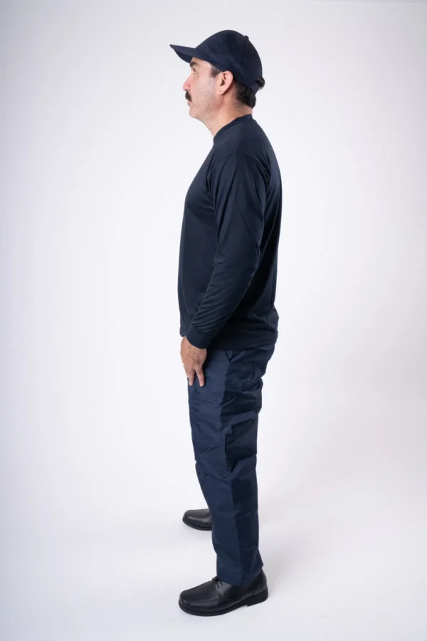 POLERA CUELLO POLO MANGA LARGA polo lado